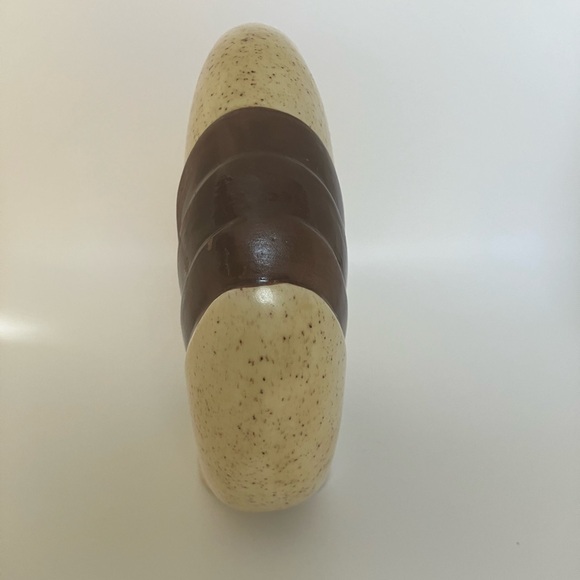 Tan and Brown Pottery Vase - Picture 4 of 7